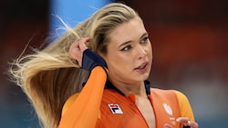 Jutta Leerdam begleitete ihren Verlobten ins Spital.