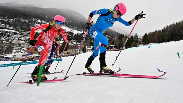Unser Duo Johanna Hiemer und Paul Verbnjak konnte die erhoffte Medaille nicht holen.