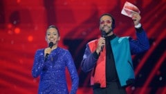 Das „Vienna Calling“-Moderatourenduo Alice Tumler und Cesár Sampson – auch hier gab es noch viel ...