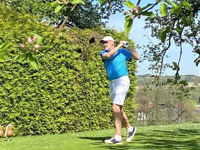 Am „Green“ kann er so richtig abschalten.