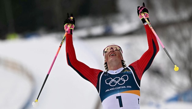 Johannes Hoesflot Klaebo gewann als erster Wintersportler sechsmal Gold