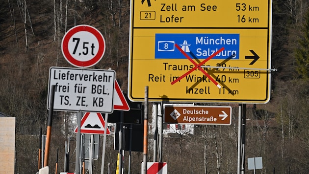 Am Kleinen Deutschen Eck wird seit Jahren gebaut. Pendler müssen ausweichen.