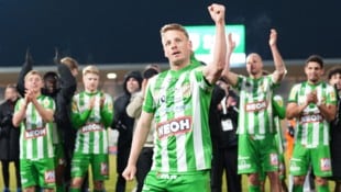 Pius Grabher erzielte in seinem 300. Spiel für die Lustenauer den 2:1-Siegtreffer gegen den KSV.