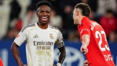 Zu mehr als einem Treffer durch Vinicius Júnior hat es für Real Madrid bei Osasuna nicht ...