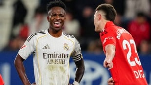 Zu mehr als einem Treffer durch Vinicius Júnior hat es für Real Madrid bei Osasuna nicht ...
