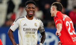 Zu mehr als einem Treffer durch Vinicius Júnior hat es für Real Madrid bei Osasuna nicht ...
