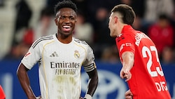 Zu mehr als einem Treffer durch Vinicius Júnior hat es für Real Madrid bei Osasuna nicht ...