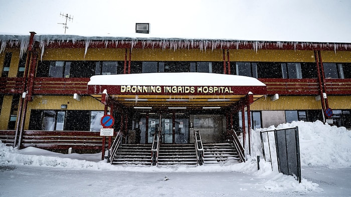 Das Königin-Ingrid-Spital in der grönländischen Hauptstadt Nuuk