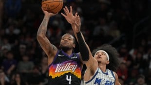 Jalen Green (l.) traf in der letzten Sekunde.