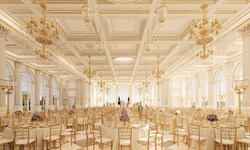 Die Pläne für Trumps Ballsaal sind alles andere als bescheiden.
