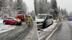 An beiden Fahrzeugen entstand massiver Schaden.