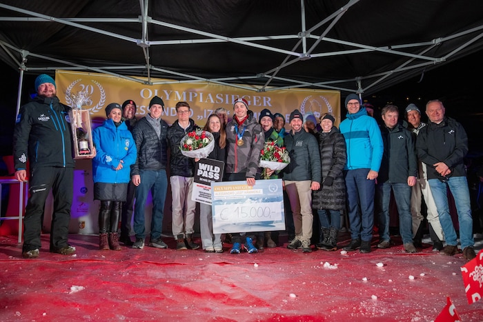 Alessandro Hämmerle wurde beim Empfang in seiner Montafoner Heimat groß gefeiert,