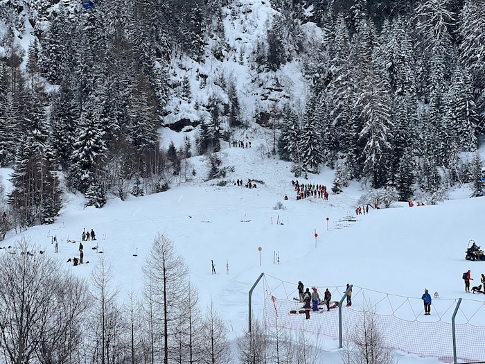 Lawineneinsatz in St. Anton.