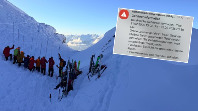 Die Lawinensituation in Westösterreich ist extrem angespannt.