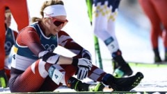 Große Emotionen bei Teresa Stadlober nach dem dramatischen 50-Kilometer-Langlauf-Bewerb bei ...