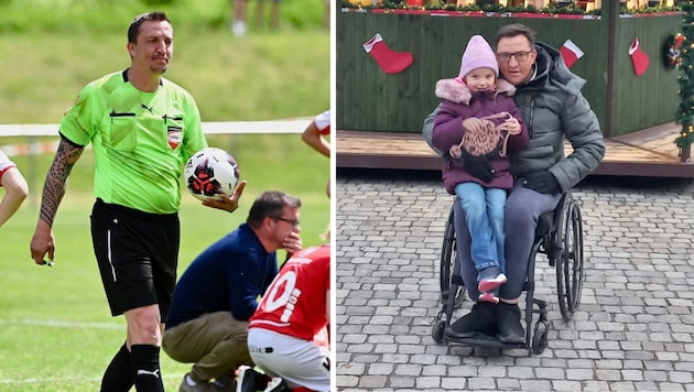 Einst Schiri, heute ist Andi Stastny auf Hilfe angewiesen. „Aber ich will meiner Tochter noch ...