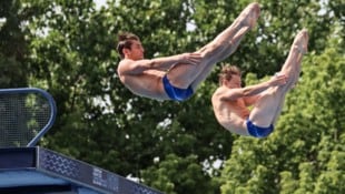 Dariush Lotfi und Anton Knoll suchen perfekte Synchronität.