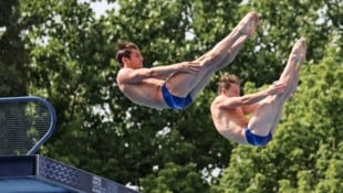 Knoll (re.) und Lotfi trainieren für Olympia 2028.