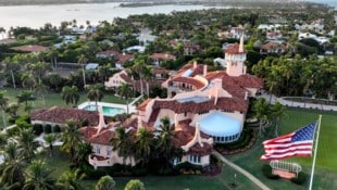 Das Anwesen von US-Präsident Donald Trump in Mar-a-Lago in West Palm Beach, wo sich der Vorfall ...