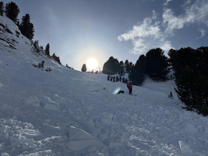 Auch in Obergurgl standen die Retter im Einsatz – 35 an der Zahl.