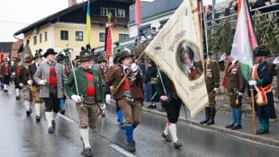 Beim traditionellen Schützenaufmarsch in der Tennengauer Gemeinde waren knapp 450 Mitglieder aus ...