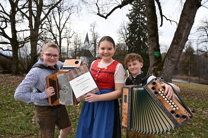 Die Solisten – Alexander, Katarina und Johannes.