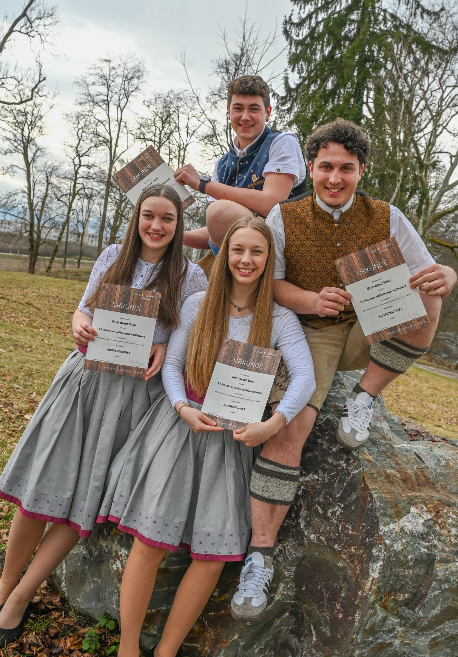 Die „Guat drauf Musi“ holte Gold.