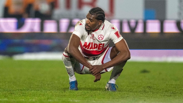 Nicht nur Abwehrchef Donovan Pines war nach dem 0:1 des GAK in Hartberg geknickt und ratlos.
