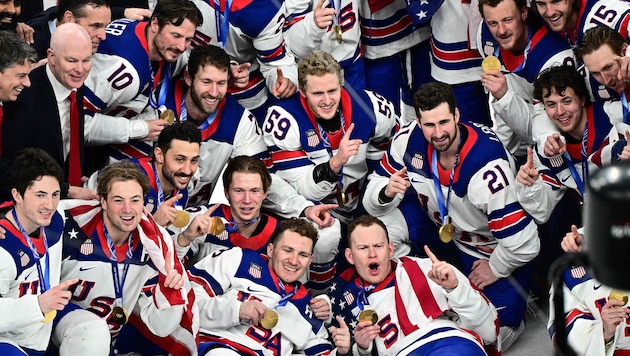 Gold-Jubel bei den US-Amerikanern!