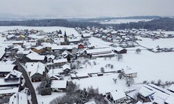 Das idyllische Schleedorf im Flachgau.