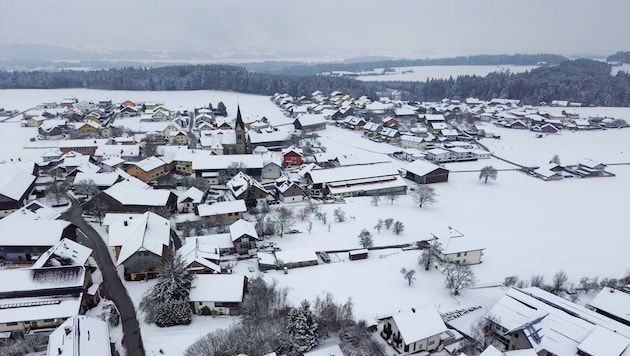 Das idyllische Schleedorf im Flachgau.