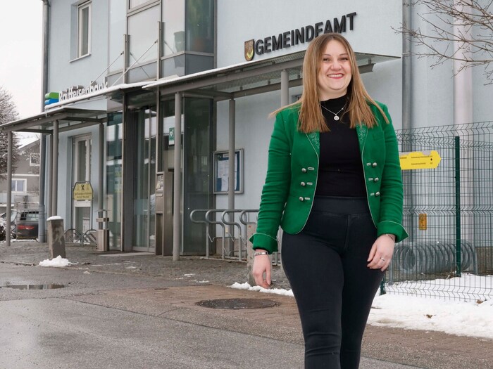 Martina Berger ist Salzburgs jüngste Bürgermeisterin mit fast 30 Jahren.