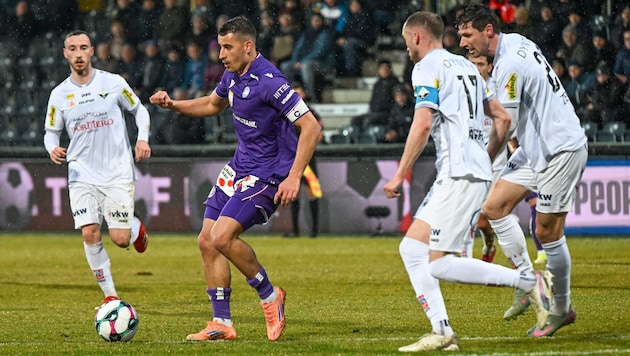 Die Austria um Kapitän Manfred Fischer verlor in Altach.