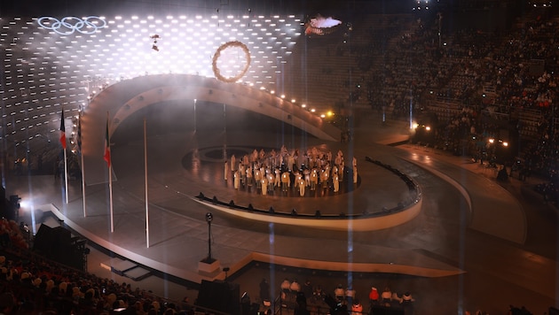 Die Olympischen Spiele endeten mit der Abschlusszeremonie in der Arena von Verona.