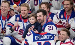 Starke Aktion der US-Eishockey-Herren!