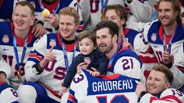 Starke Aktion der US-Eishockey-Herren!