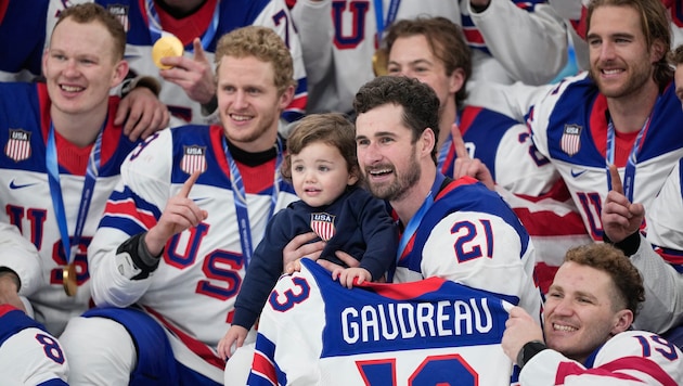 Starke Aktion der US-Eishockey-Herren!