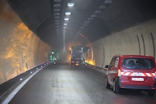Ein Brand im Tunnel hat eine massive Sanierung zur Folge. 
