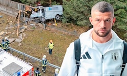Valon Berisha sah den Unfall im Rückspiegel und eilte sofort zu Hilfe.