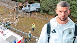 Valon Berisha sah den Unfall im Rückspiegel und eilte sofort zu Hilfe.