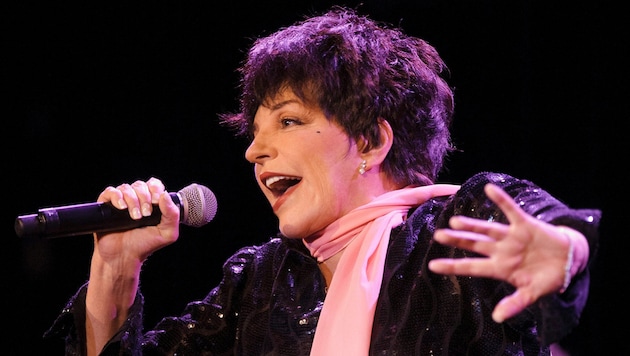 Liza Minelli beim Montreux Jazz Festival im Juli 2011