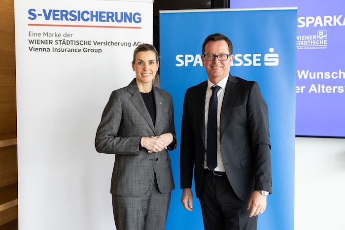 Brandtmayer (Wiener Städtische) und Götz (Tiroler Sparkasse).