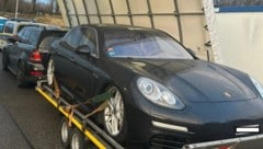 Der flotte Flitzer wurde von den Beamten einkassiert.