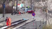 Ein Wasserrohrbruch in der Dr.-Natterer-Gasse in Wien-Leopoldstadt hat am Montagmittag große ...