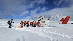 Mitte Jänner am Gennerhorn: Bergrettung, Polizei und Flugrettung sind oft gemeinsam im Einsatz.