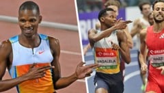 Tshepiso Masalela (im Bild links bei der Diamond League im Vorjahr) ließ sich zu einer ...