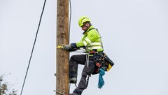 Fabian Eisenberger war als Monteur der Energie Steiermark seit Freitag im Dauereinsatz.