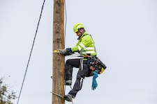 Fabian Eisenberger war als Monteur der Energie Steiermark seit Freitag im Dauereinsatz.