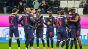 Die Spieler von Red Bull Salzburg lagen sich am Sonntag in den Armen. 