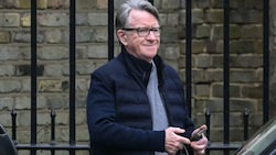 Peter Mandelson wenige Tage vor seiner Festnahme in London